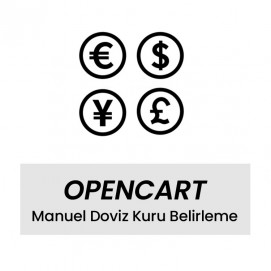 Opencart Manuel Doviz Kuru Belirleme