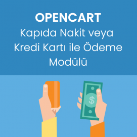 Opencart Kapıda Nakit veya Kredi Kartı ile Ödeme