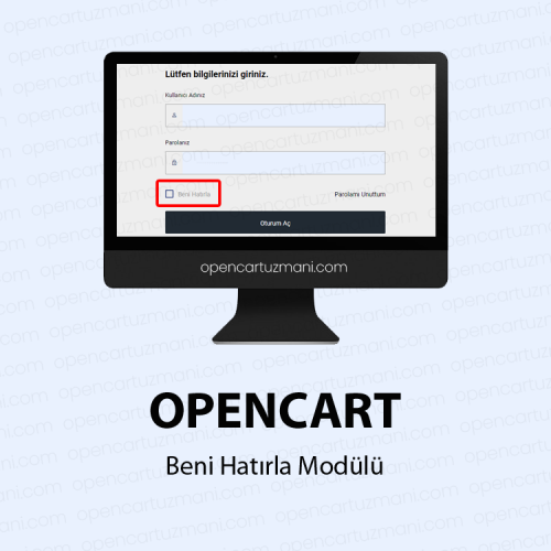 Opencart Beni Hatırla Modülü