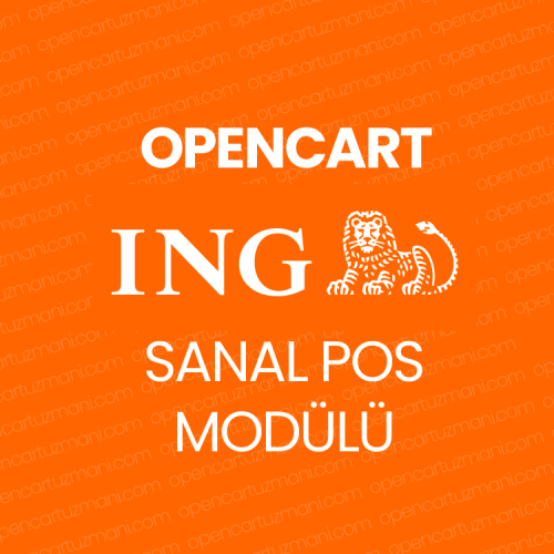 Opencart İNG Bankası Sanal Pos Modülü