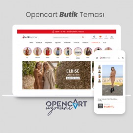 Opencart Giyim ve Butik Teması