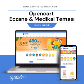 Opencart Eczane ve Medikal Teması