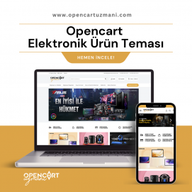 Opencart Elektronik Ürün Teması