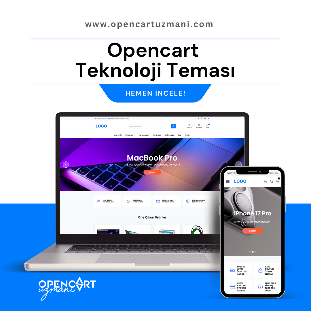Opencart Teknoloji Teması